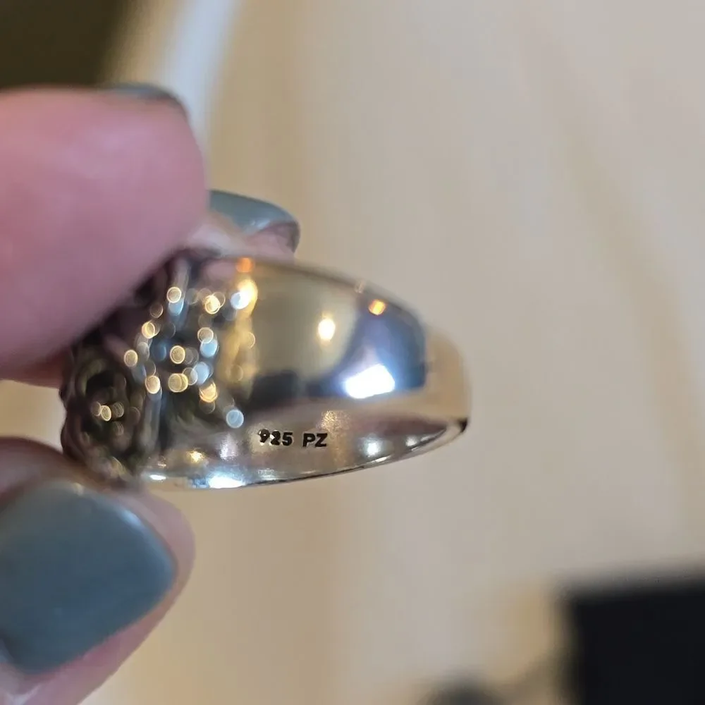 Or Paz Sterling Silver Ring, Size 7. Stamped 925 PZ. NWOT!